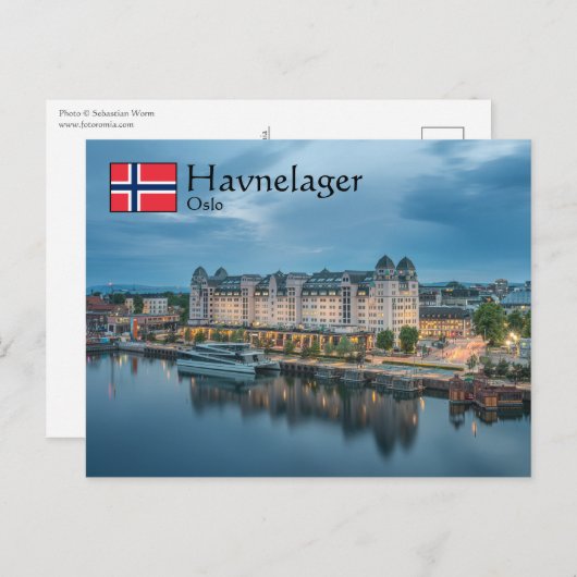 Oslo Noorwegen Briefkaart (Voorkant / Achterkant)