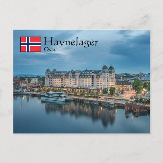 Oslo Noorwegen Briefkaart (Voorkant)