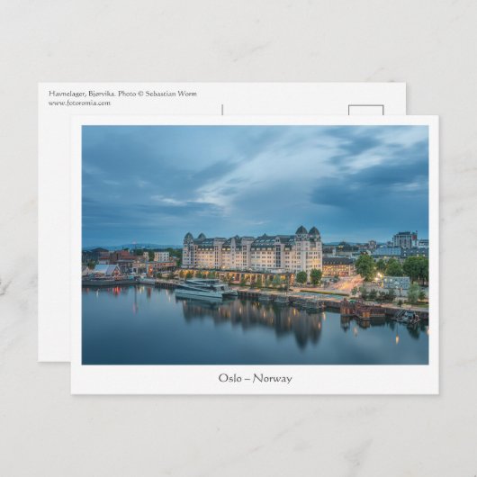 Oslo Noorwegen Briefkaart (Voorkant / Achterkant)