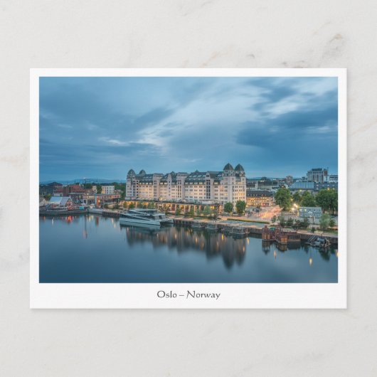 Oslo Noorwegen Briefkaart (Voorkant)