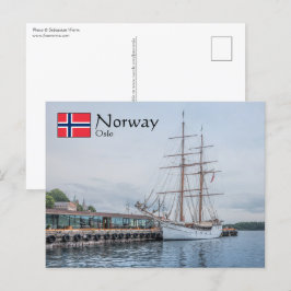 Oslo Noorwegen Briefkaart