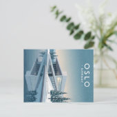 Oslo, Noorwegen Briefkaart (Staand voorkant)