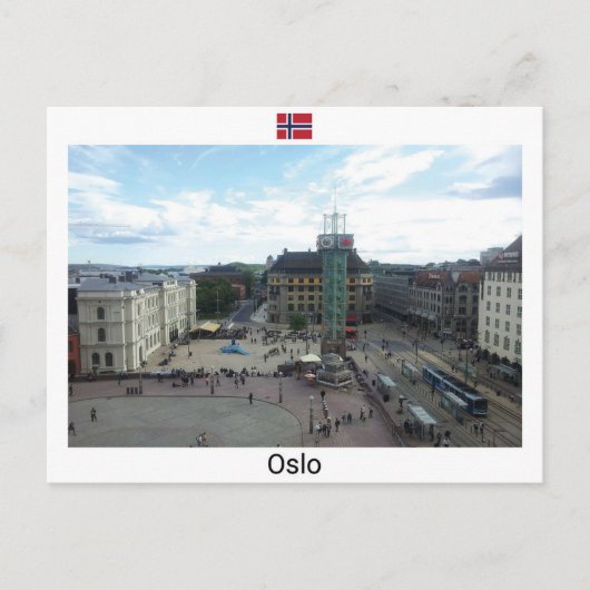 Oslo - Noorwegen Briefkaart (Voorkant)