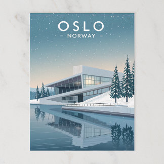Oslo, Noorwegen Briefkaart