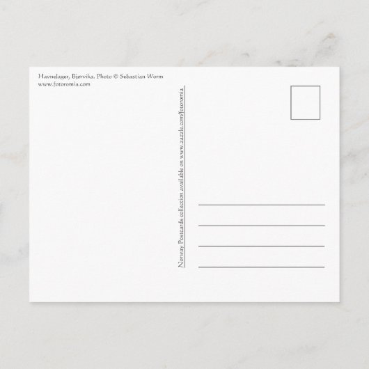 Oslo Noorwegen Briefkaart (Achterkant)