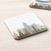 Oslo, Noorwegen | City Skyline Onderzetter (Linkerzijde)