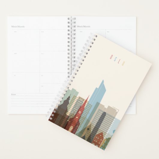 Oslo, Noorwegen | City Skyline Planner (Display)