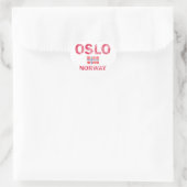 Oslo Noorwegen Design Hart Sticker (Tas)
