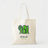 Oslo Noorwegen Europa Duurzame groene stad Tote Bag (Voorkant)