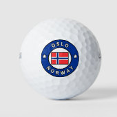 Oslo Noorwegen Golfballen (Voorkant)