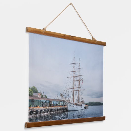 Oslo Noorwegen Hangend Wandkleed (Gebogen)