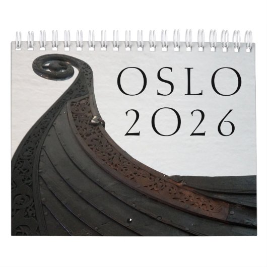 Oslo, Noorwegen Kalender 2026 (Hoes)