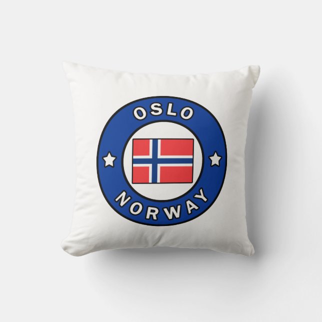 Oslo Noorwegen Kussen (Voorkant)