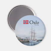 Oslo Noorwegen Magneet (Voorkant / Achterkant)