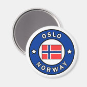 Oslo Noorwegen Magneet (Voorkant / Achterkant)