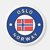 Oslo Noorwegen Magneet (Voorkant)