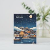Oslo Noorwegen Reizen Briefkaart (Staand voorkant)