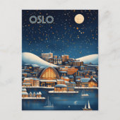 Oslo Noorwegen Reizen Briefkaart (Voorkant)