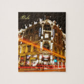 Oslo, Noorwegen 's nachts Legpuzzel (Verticaal)