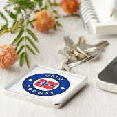 Oslo Noorwegen Sleutelhanger (Zijkant)