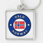 Oslo Noorwegen Sleutelhanger (Voorkant)