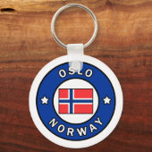 Oslo Noorwegen Sleutelhanger (Voorkant)