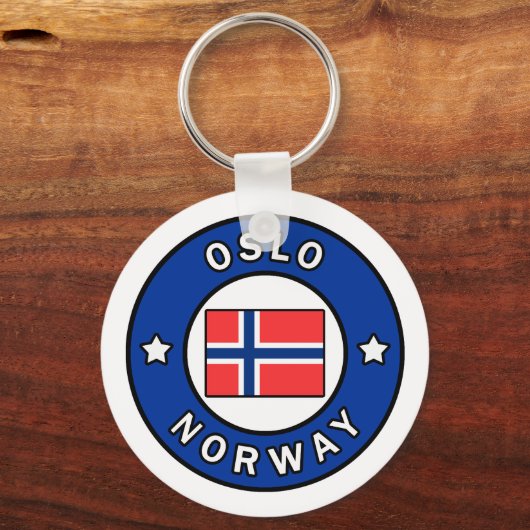 Oslo Noorwegen Sleutelhanger (Voorkant)