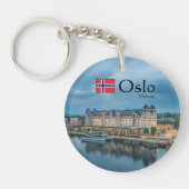 Oslo Noorwegen Sleutelhanger (Voorkant)