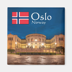 Oslo Noorwegen Souvenir Magneet