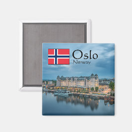 Oslo Noorwegen Souvenir Magneet