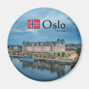 Oslo Noorwegen Souvenir Magneet