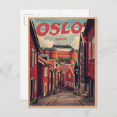 Oslo Noorwegen souvenirs en geschenken Briefkaart (Voorkant / Achterkant)