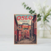 Oslo Noorwegen souvenirs en geschenken Briefkaart (Staand voorkant)