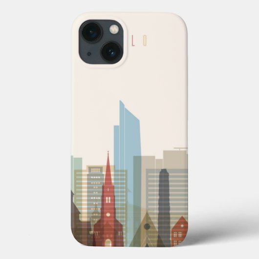 Oslo, Noorwegen | Stadsgezicht Case-Mate iPhone Case (Achterkant)