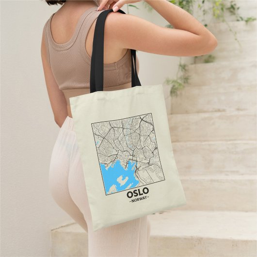 Oslo, Noorwegen, Stadsplatstas Tote Bag