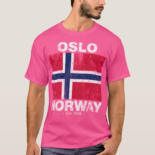 Oslo Noorwegen T-shirt (Voorkant)