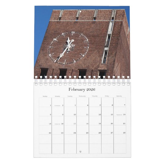 Oslo, Norway Calendar 2026 Kalender (Feb 2026)