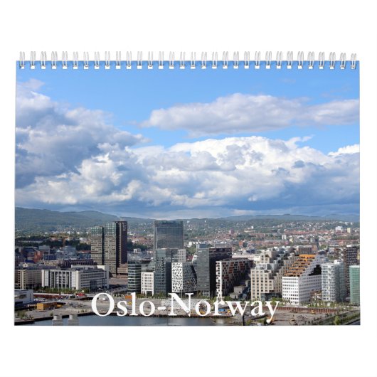 Oslo-Norway Calendar Kalender (Hoes)