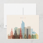 Oslo, Norway | City Skyline Briefkaart (Voorkant / Achterkant)