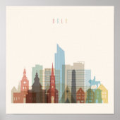 Oslo, Norway | City Skyline Poster (Voorkant)