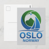 Oslo Norway Europe Briefkaart (Voorkant / Achterkant)