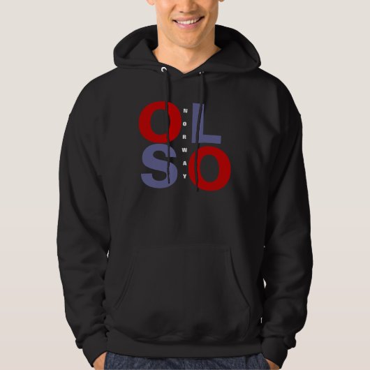 OSLO NORWAY HOODIE (Voorkant)