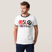 Oslo Norway Love Peace T-Shirt 2 (Voorkant volledig)