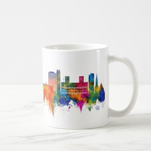 Oslo Norway Skyline Koffiemok (Rechts)