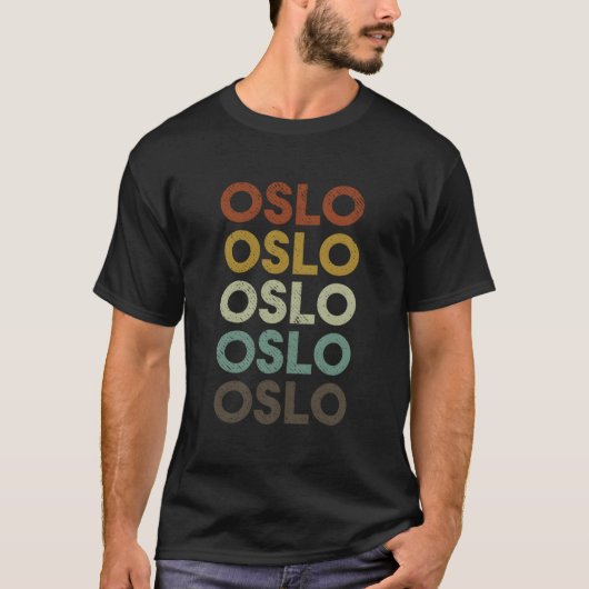 Oslo Norway T-shirt (Voorkant)
