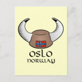 Oslo Norway Viking Pet Briefkaart (Voorkant)