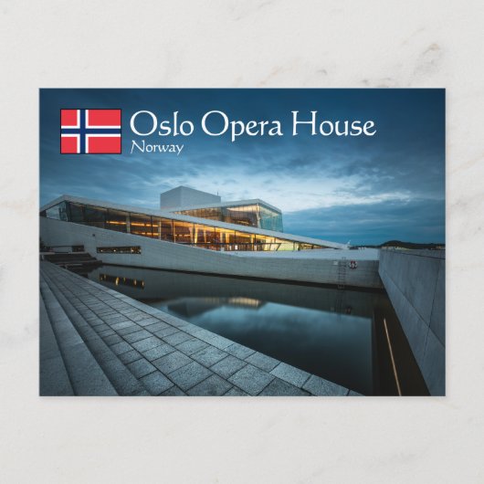 Oslo Opera House Briefkaart (Voorkant)