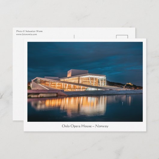 Oslo Opera House Briefkaart (Voorkant / Achterkant)