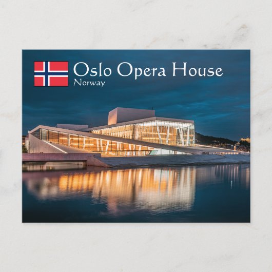 Oslo Opera House Briefkaart (Voorkant)