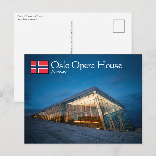 Oslo Opera House Briefkaart (Voorkant / Achterkant)